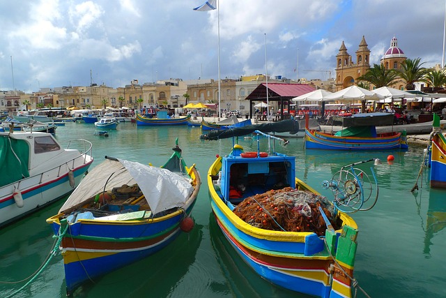 Immersing in the Vibrancy: Discovering Marsaxlokk's Iconic Colorful Luzzus